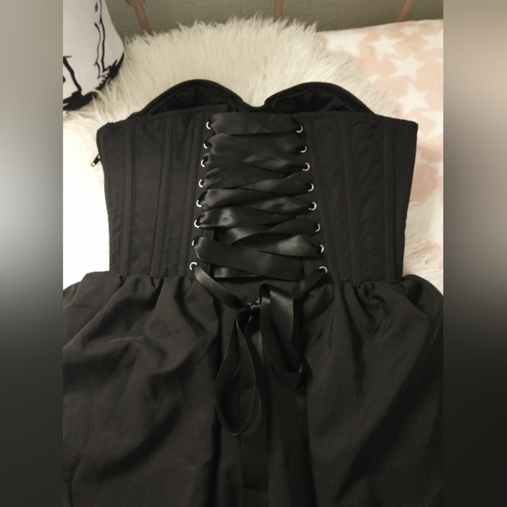 Corset Story Elegant Black Corset Dress